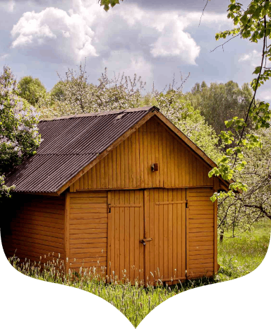 cabane de jardin